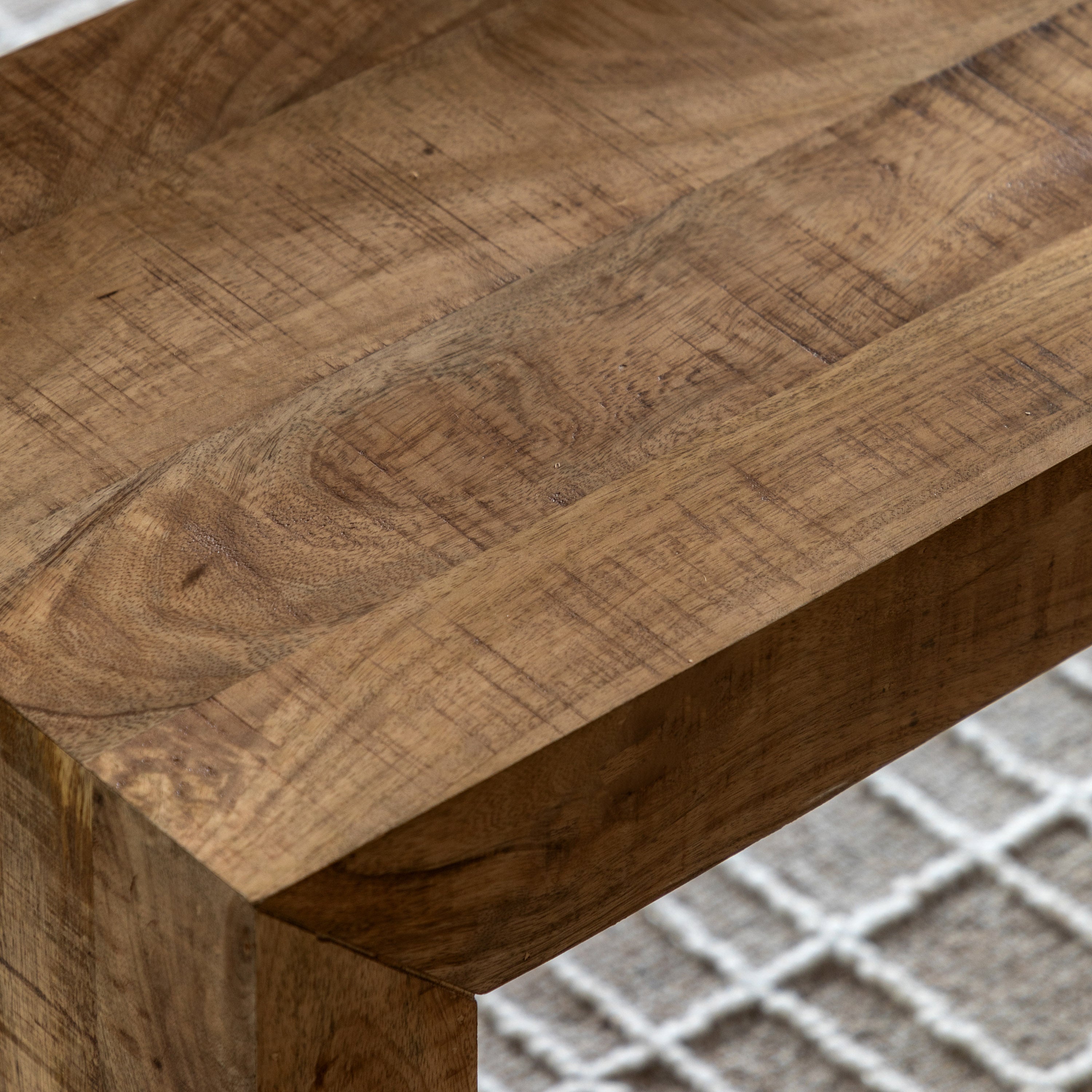 Eldora Natural Mango Wood Dining Bench
